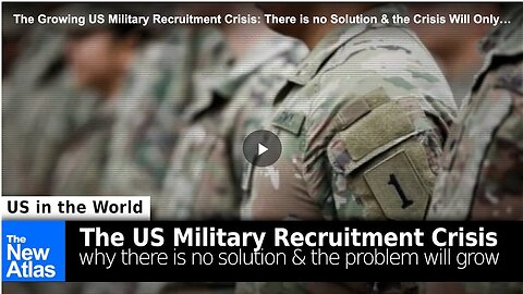"Escalating Crisis in U.S. Military Recruitment"