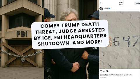 Comey Trump Death Threat, Judge Arrested by ICE, FBI HQ Shutdown, and more! | That's Life Ep. 76