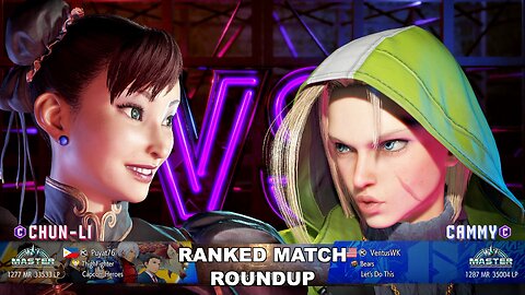 Kuya Kalbo SF6 Ranked Match Roundup. Chun Li Master Rank [Hori Fight Stick]