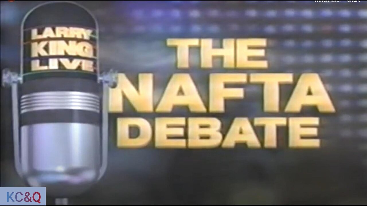 Al Gore vs Ross Perot NAFTA and Tariff Debate