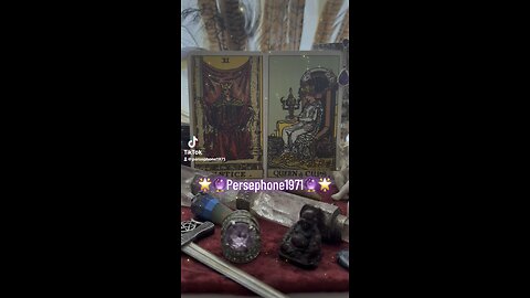 Justice &Queen of Cups