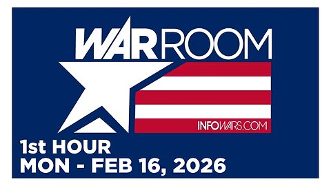 WAR ROOM [1 of 3] Monday 2/16/26 • DOJ FOR STILL WITHHOLDING EPSTEIN DOCUMENTS • Infowars