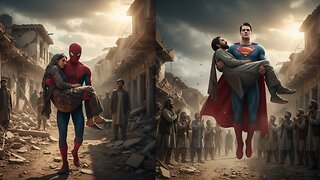 Superheroes helping Afghan people 🙏 - #shorts #marvel #dc #batman #superman #help #love #avengers