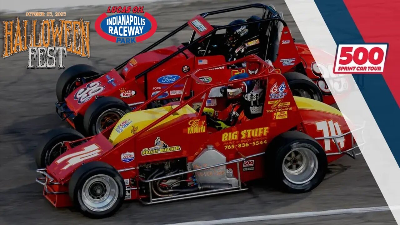 500 Sprint Car Tour National Midget Feature At Indianapolis Raceway Park (10/25/2025)