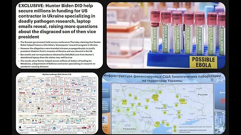 Metabiota is the company that had the contracts for the Biolabs in Ukraine