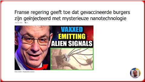 Franse regering geeft toe, gevaccineerde burgers zijn geïnjecteerd met mysterieuze nanotechnologie.