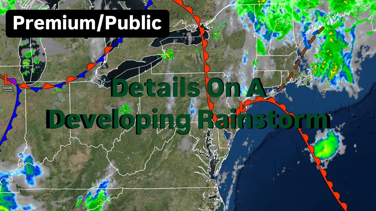 Details On A Developing Rainstorm