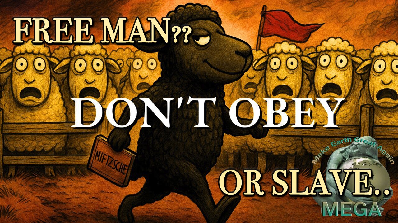 FREE MAN?? OR SLAVE... DON'T OBEY!! | The World Hates Those Who Refuse to Obey | Nietzsche