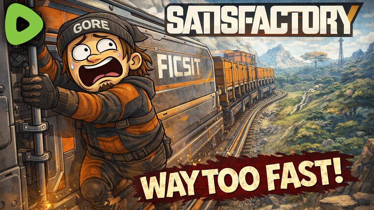 ⚙ 🚆📦 FICSIT INCIDENT REPORT: TRAIN GO FAST, HUMAN GO NO