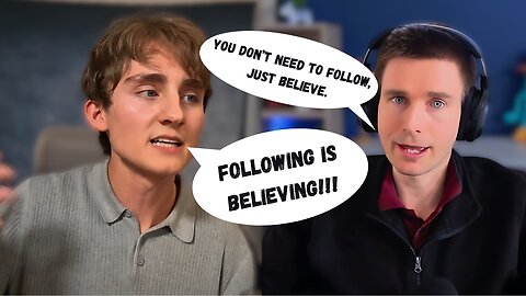 I CHALLENGED RYAN FROM NEEDGOD.NET! (What is does it mean to believe?, Do Christian need to obey?)