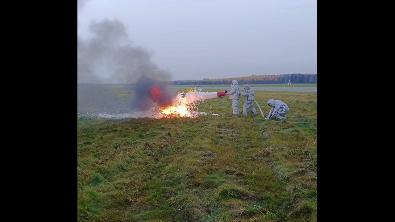 Mogilev Airport conducted a comprehensive emergency rescue flight support drill