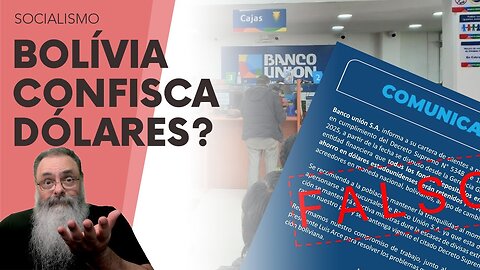 DECRETO de AMIGO do LULA diz que DÓLARES em CONTAS de BOLIVIANOS serão CONFISCADOS, mas BANCO NEGA