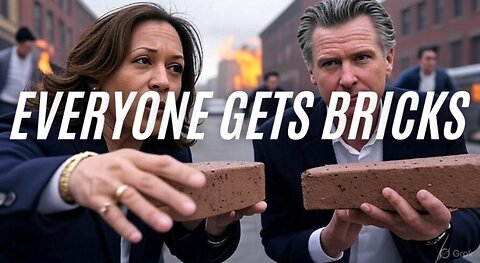 GUESS WHO IS PROVIDING THE RIOTERS WITH BRICKS!