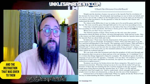 What is Grace Doctrine - Unkle Sam Narrative