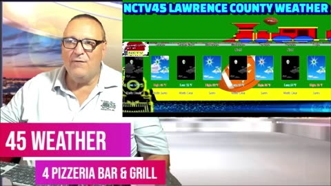 NCTV45 LAWRENCE COUNTY 45 WEATHER TUES SEPT 16 2025