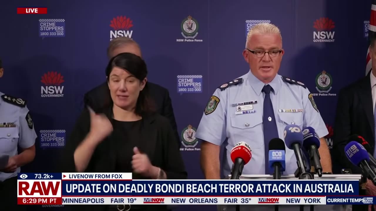 UPDATE ON BONDI BEACH TERROR ATTACK IN AUSTRALIA