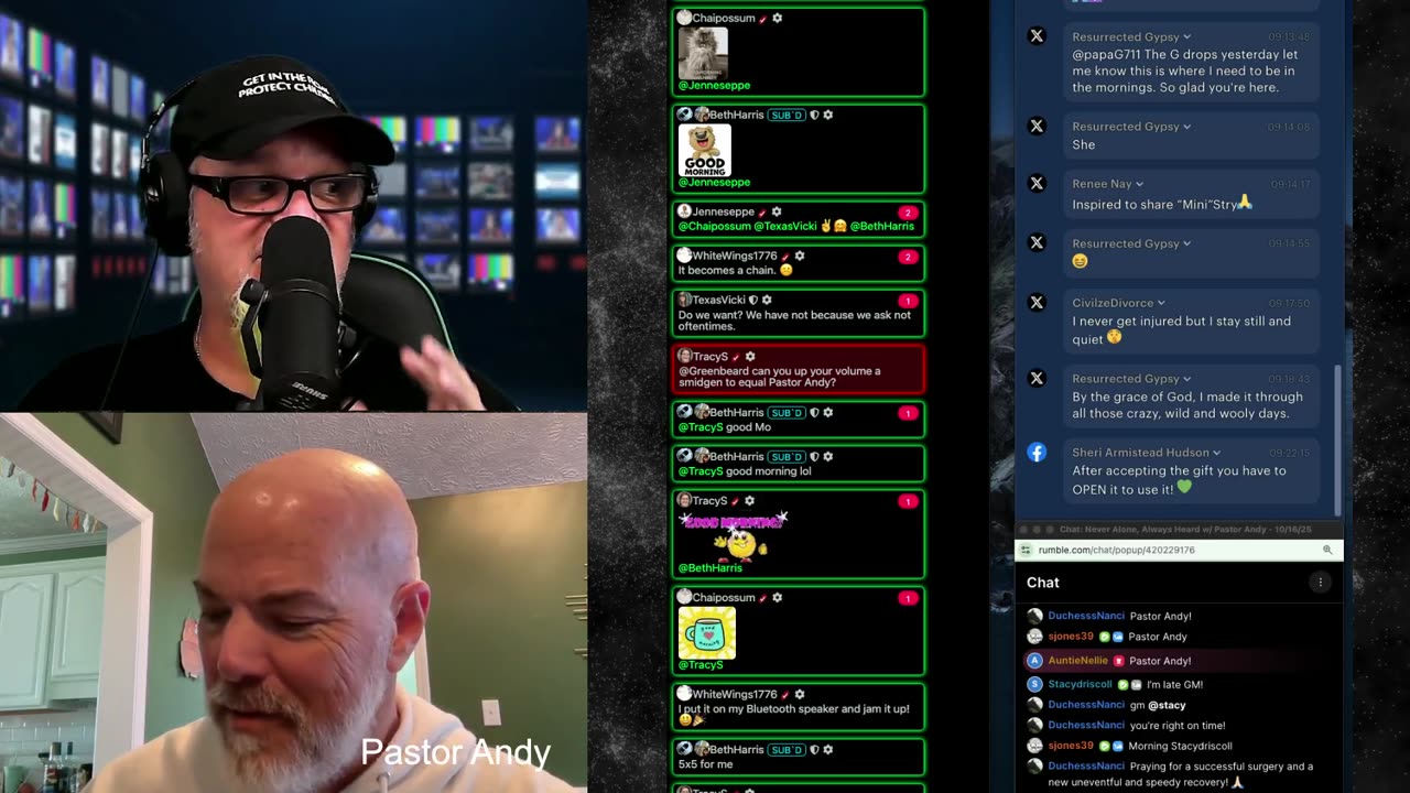 Never Alone, Always Heard w/ Pastor Andy - 10/16/25