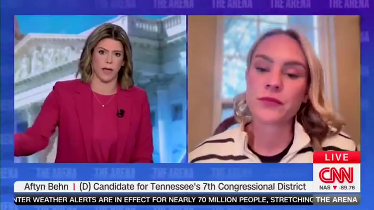 Aftyn Behn Refuses To Tell CNN Whether More Money For Cops Is Good Or Bad