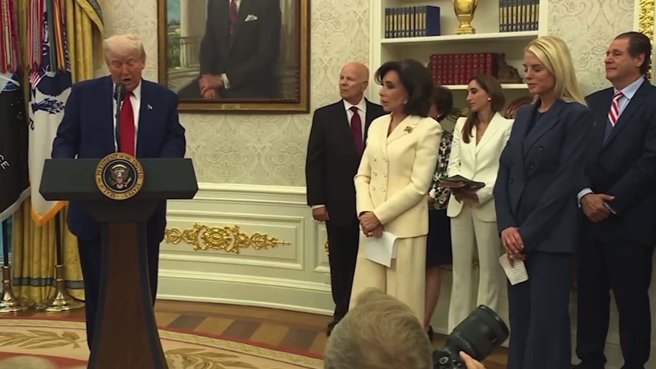 President Trump Introduces Interim US Attorney for DC Jeanine Pirro at swearing-in ceremony