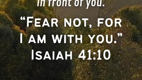 God wants you to remember He is with you.