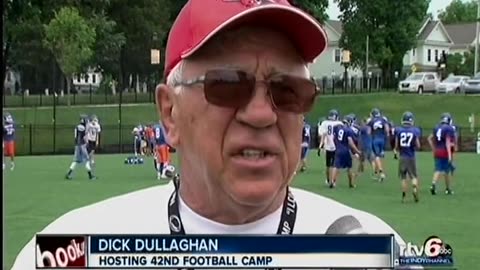 July 17, 2015 - WRTV Reports on Bishop Dullaghan Football Camp at DePauw