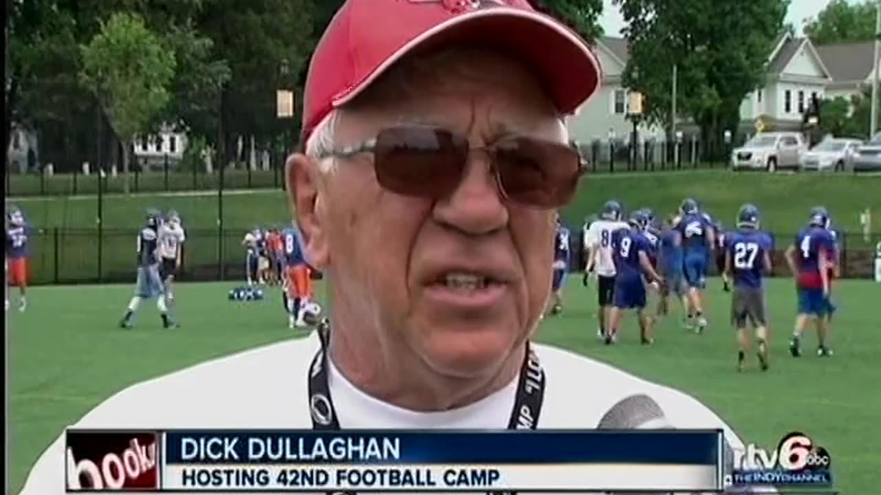July 17, 2015 - WRTV Reports on Bishop Dullaghan Football Camp at DePauw