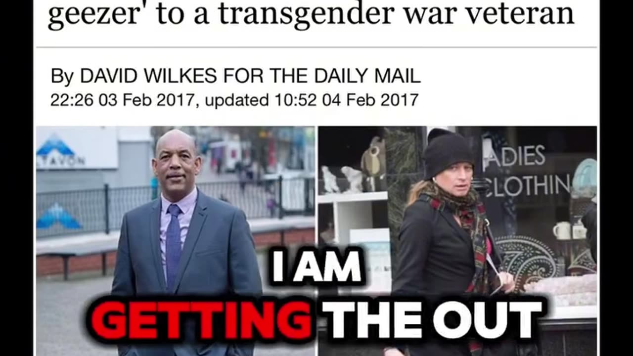 JAILED FOR SAYING "GEEZER": UK Man Gets 150 HRS SERVICE for "Misgendering" Trans Veteran! (Hate Crime Madness)