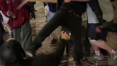 Seattle — Journalist @camhigby was beaten by Antifa while documenting their