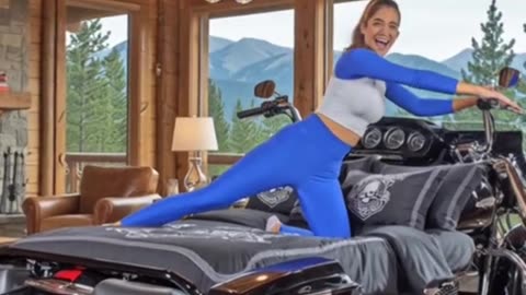 Nothing like a revving Harley engine bed to put you to sleep!