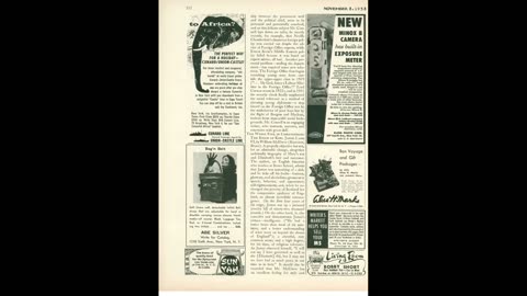 1958 New Yorker Magazine ASMR. #relax, #chill