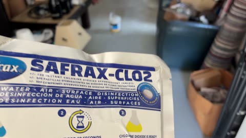 Using chlorine dioxide (cd) for odor removal experiment