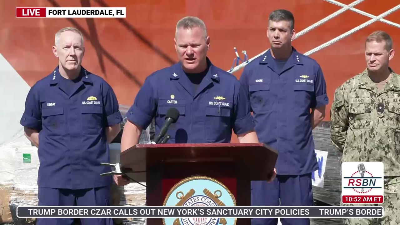 WATCH: Captain Carter Explains U.S. Coast Guard Tactics For Stopping Drug Trafficking - 03/20/25