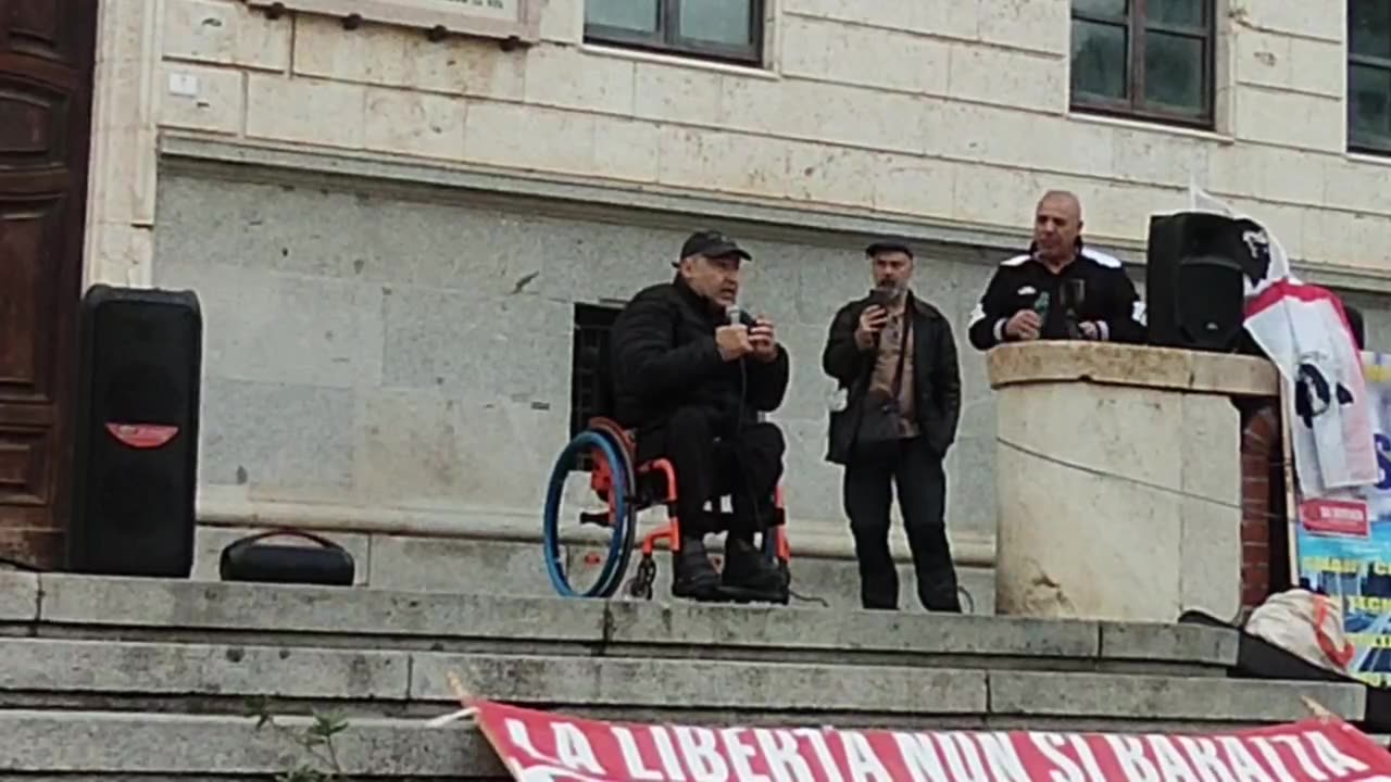 Manifestazione No Smart City CA Luigi Salis