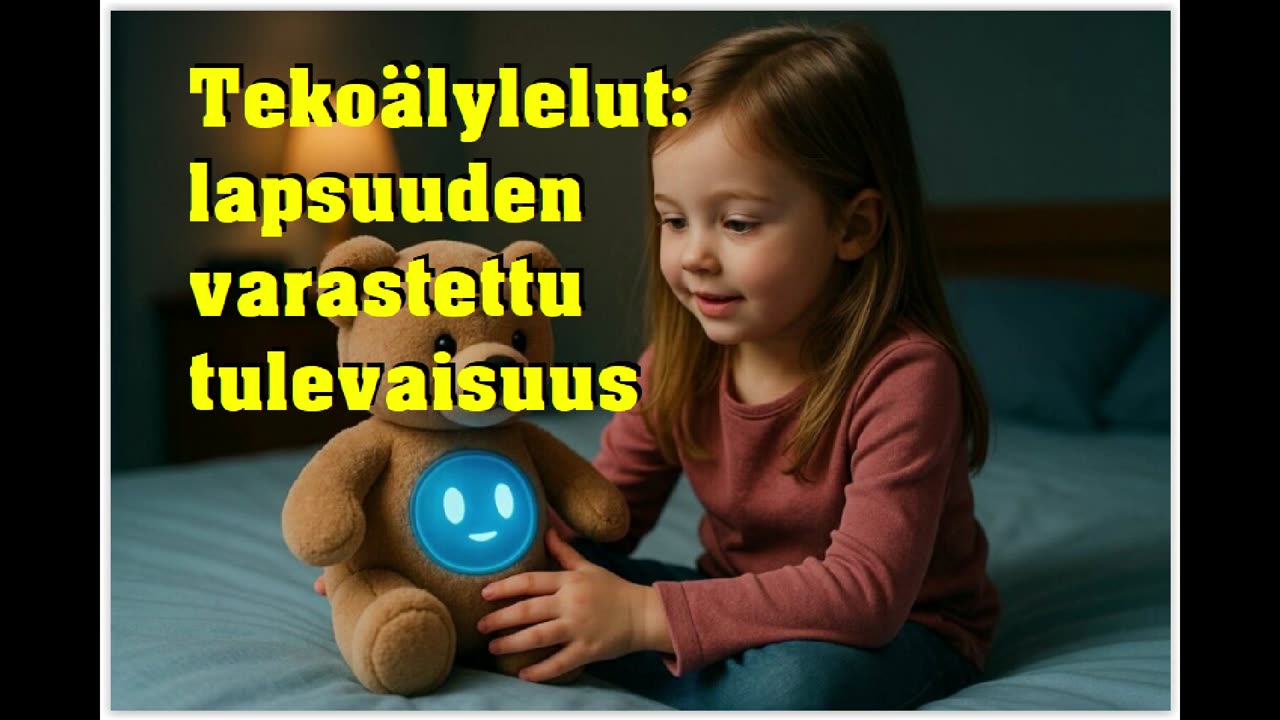Tekoälylelut - lapsuuden varastettu tulevaisuus