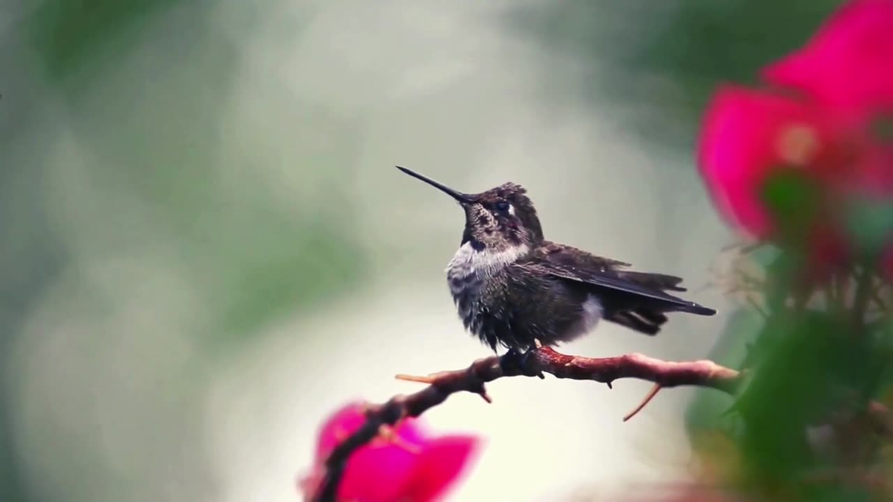 🌿 Gentle Humming of Hummingbirds | Soothing Nature Sounds for Relaxation & Focus ✨🕊️