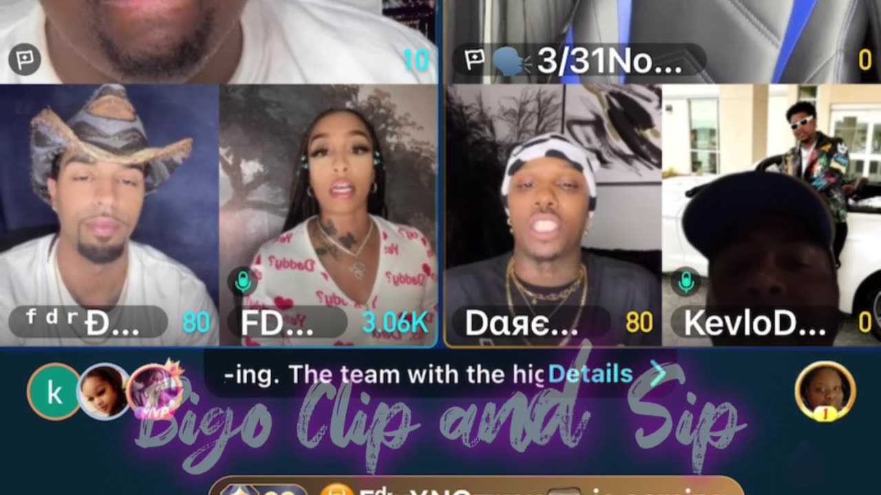 Team PK DreBaby Droski NoCap ft CeeCee vs Supa n Kevo 4/1/25 #bigoclioandsip