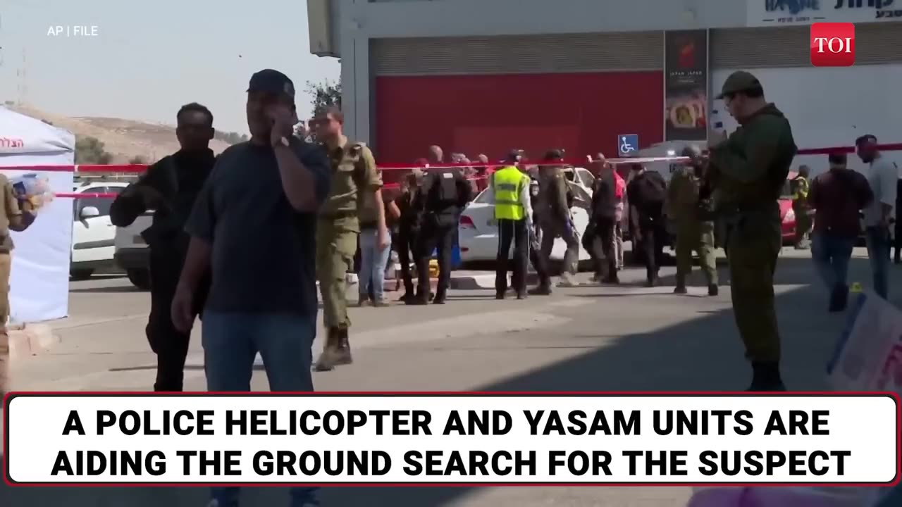 Major Attack Bleeds Central Israel; Nearly A Dozen Injured, IDF Deploys Chopper As Attacker Flees