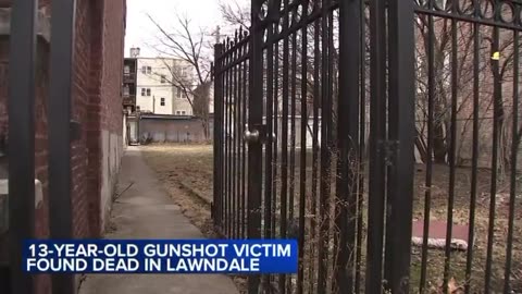 Chicago Police found a 13-year-old boy fatally shot in a yard this morning.