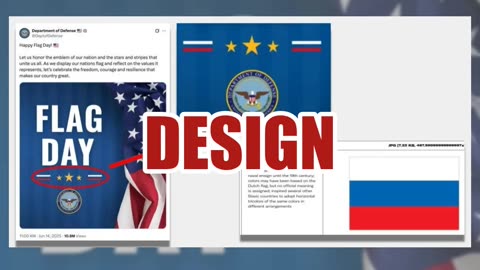 Fact Check: Department of Defense Included A Design Similar To Russian Flag On U.S. Flag Day Graphic