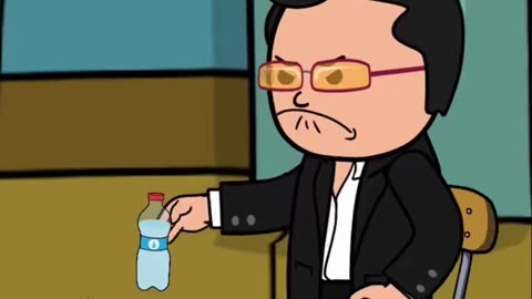 #Batao Itni Der Se Galat Kamre Me Baithe Hai Cartoon - @twin_