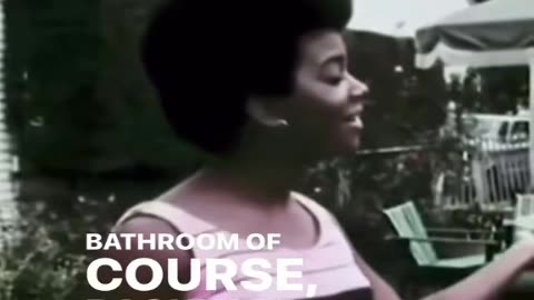 Black woman gives home tour in 1969