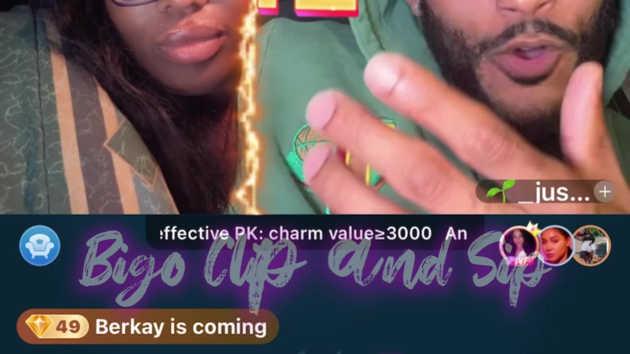 Moet lines JustDello n asks about coming to Washington n he sets her straight 6/7/25 #bigoclipandsip