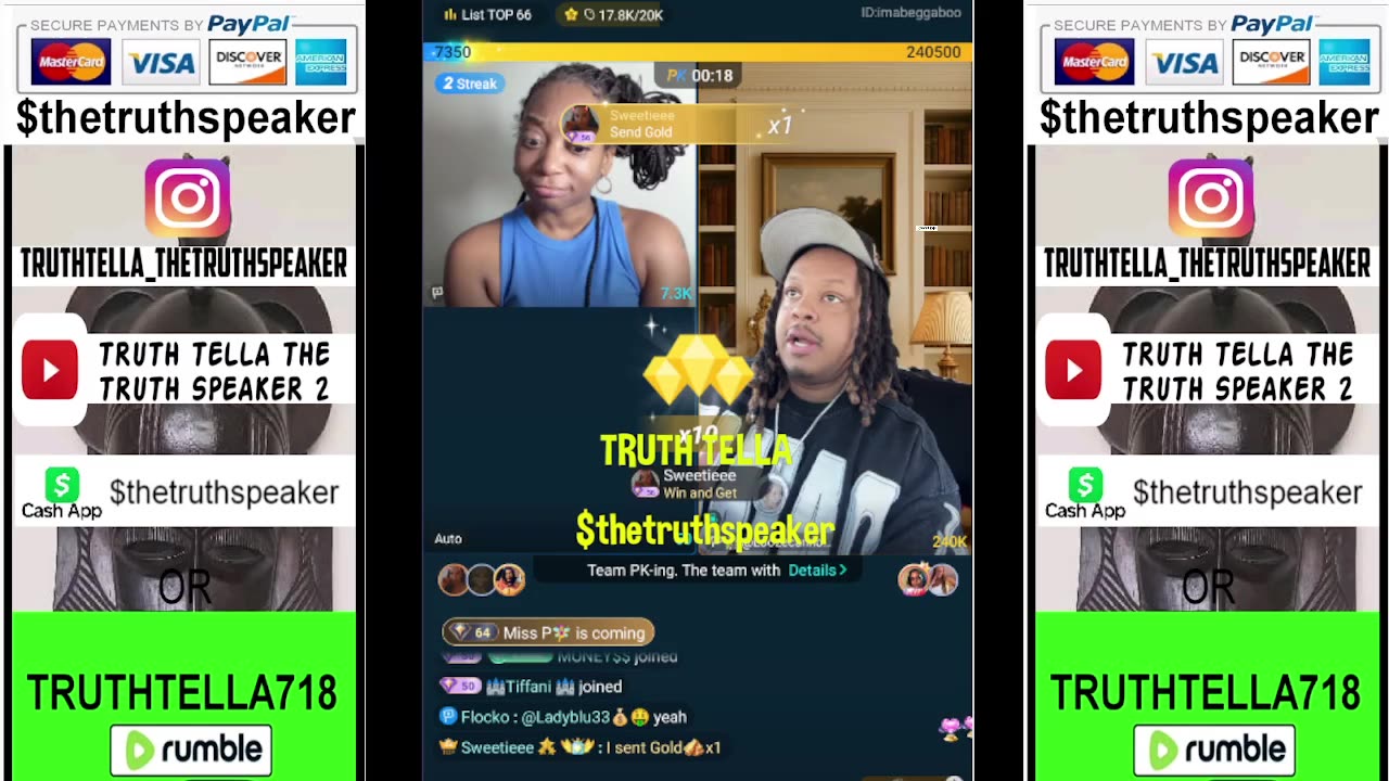 21BADBITCH MIDDAY LIVE & TEAM PK