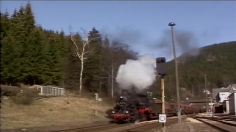 The steam locomotive of the German class 58