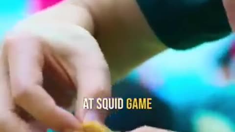 She made a Squid Game dalgona cookie and this happened #shorts #squidgame #netflix #dalgona