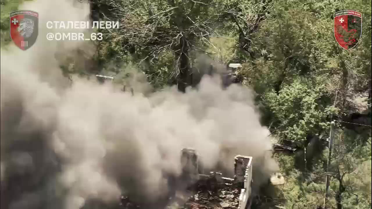 Drone Strike Completely Demolishes Russian Fortifications