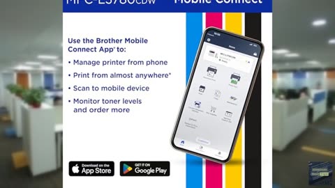 Brother MFCL3780CDW Wireless Digital Color All-in-One Laser Printer, Single Pass