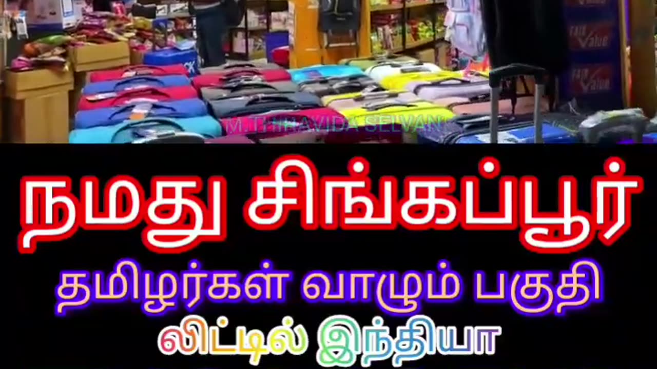 நமது சிங்கப்பூரில் தமிழர்கள் வாழும் பகுதி SINGAPORE TMS FANS M.THIRAVIDA SELVAN PART 3