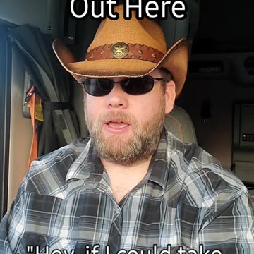 I just had the weirdest truck stop encounter…