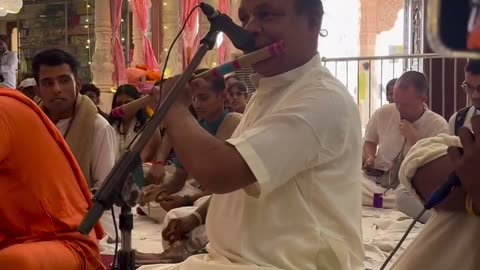 Temple kirtan at Iskcon Patna, India April 2025